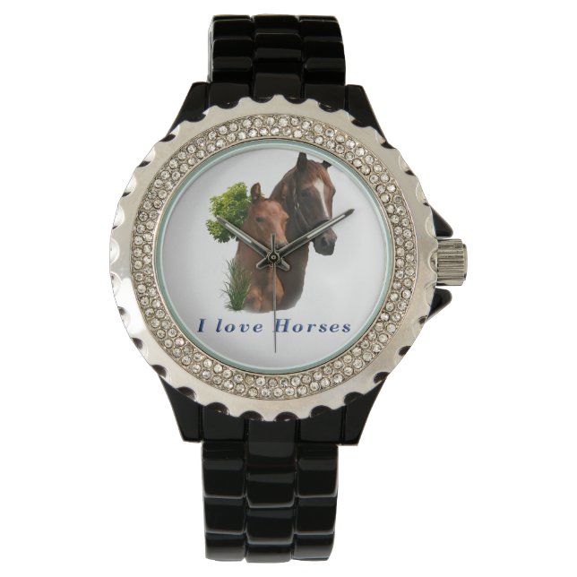 Montre J'aime les chevaux (devant)