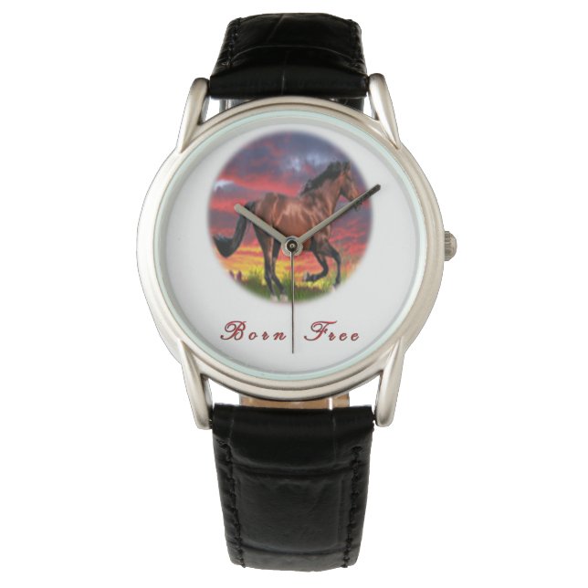 Montre J'aime les chevaux (devant)