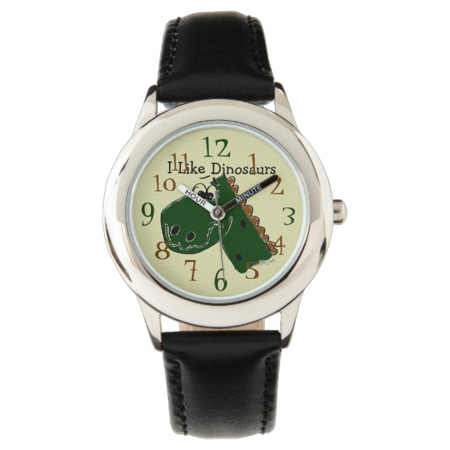 Montre j'Aime Les Dinosaures (devant)