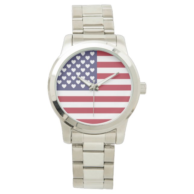 MONTRE J'AIME LES ÉTATS-UNIS D'AMÉRIQUE (devant)