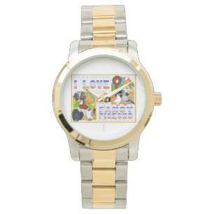 Montre J'aime les pigeons de fantaisie !