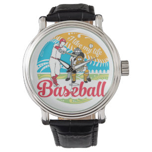 Montre J'aime MA vie Baseball WATT