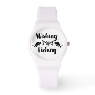 Montre J'aimerais pêcher une citation drôle