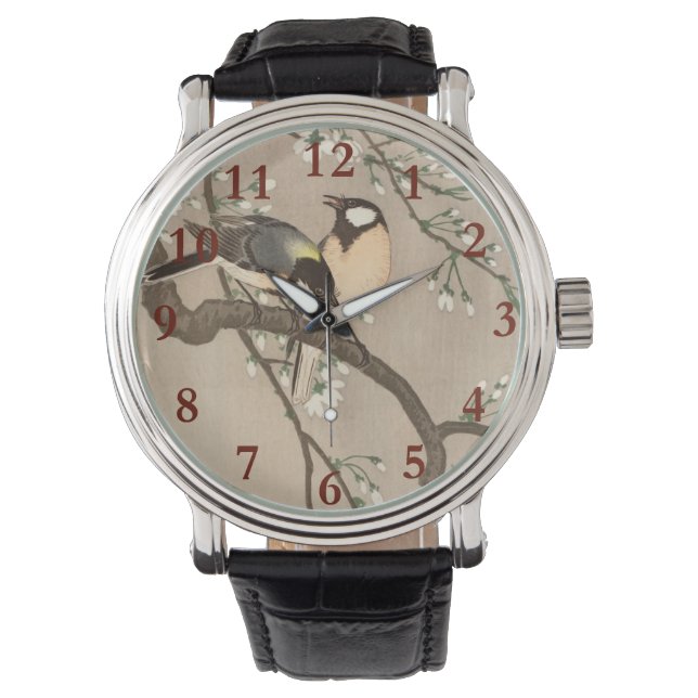 Montre Japonais Asiatique Koson Bird Chickadee Songbird (devant)