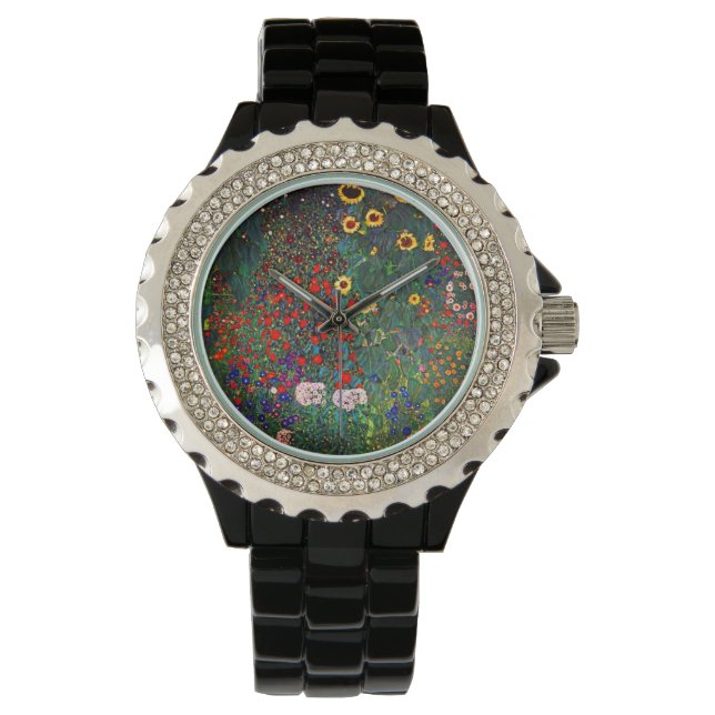 Montre Jardin aux fleurs Gustav Klimt (devant)