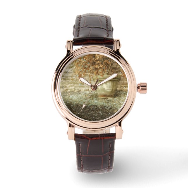 Montre Jardin d'automne rustique (Recto)