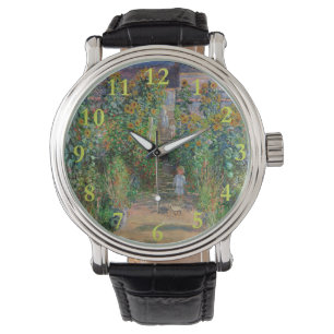 Montre Jardin de Monet Vetheuil Impressionim Peinture de