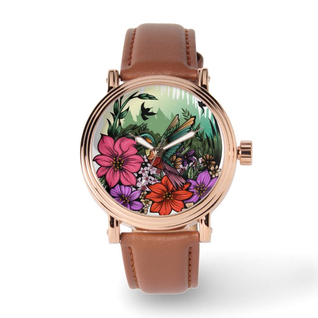 Montre Jardin des colibris (Recto)