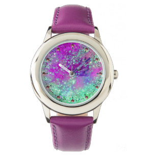 Montre JARDIN DES OMBRES PERDUES Pink Purple Aqua Blue