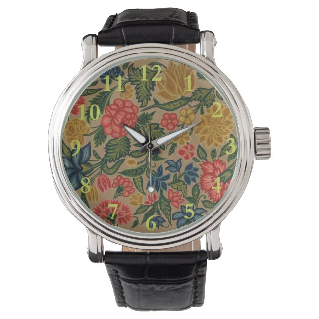 Montre Jardin Floral Designer vintage (devant)