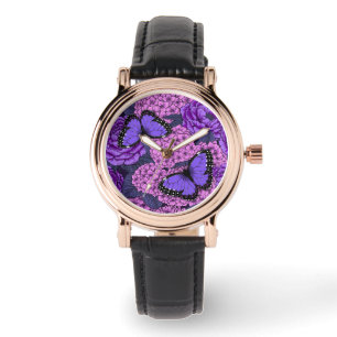 Montre Jardin morpho bleu 2