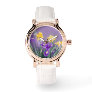 Montre Jardin printanier murmure floral