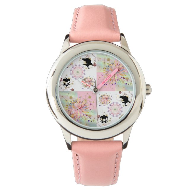 Montre Jardin Secret Avec Arlequin... Regarder les filles (devant)