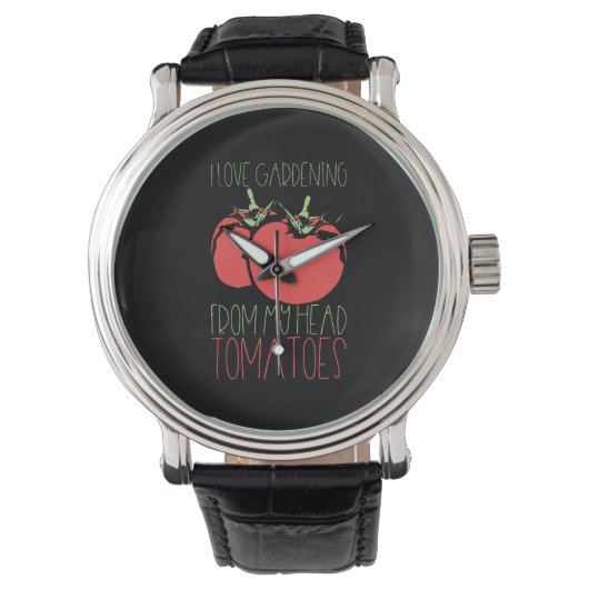 Montre Jardinage Tomates (devant)