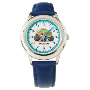 Montre Jaune Aqua Monster Camion Enfants