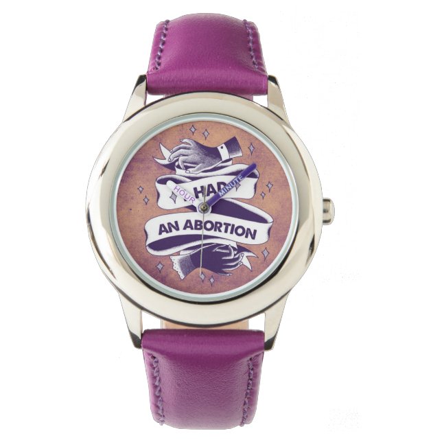 Montre J'Avais Une Veille D'Avortement (devant)