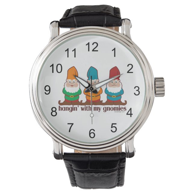 Montre Je Pense À Mes Gnomes (devant)