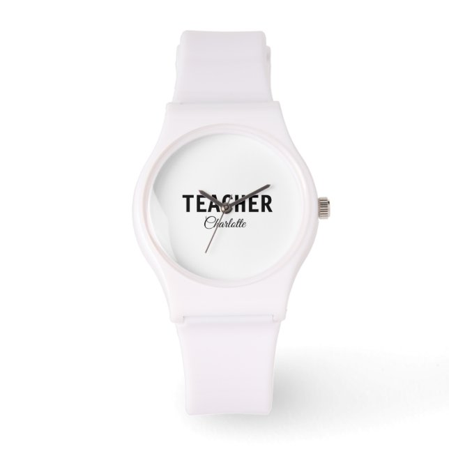 Montre Je suis enseignant école Collegeajouter votre nom  (Recto)