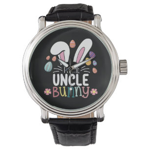 Montre Je suis l'oncle Bunny Famille de Pâques qui corres