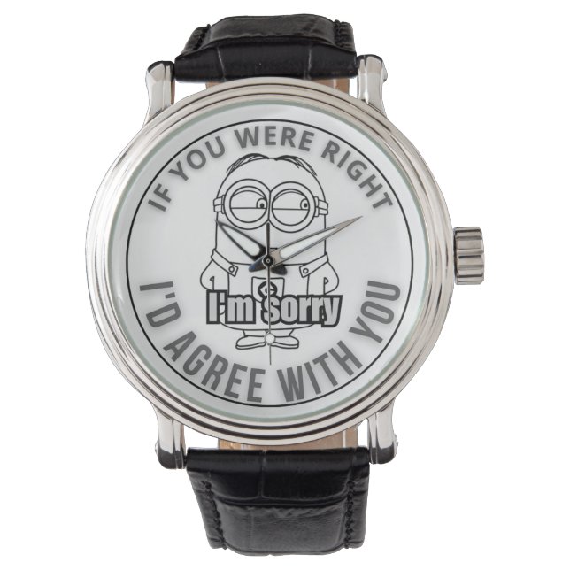 Montre Je suis soory (devant)