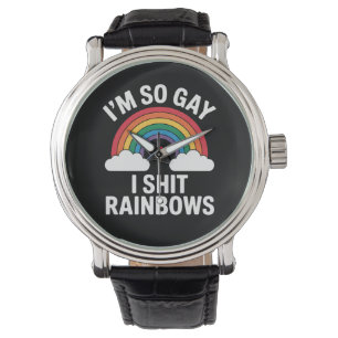 Montre Je suis tellement Gay Rainbows drôle allié de la f