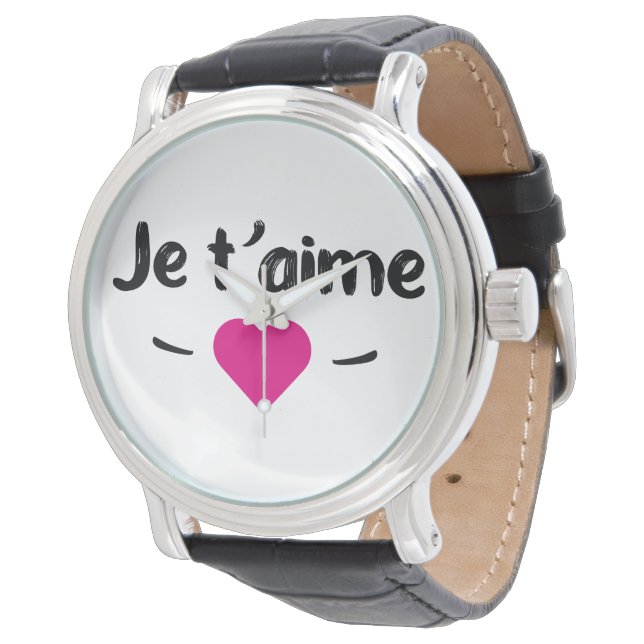Montre Je t'aime (Incliné)