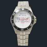 Montre Jésus Est Mon Sauveur Trump Est Mon Président<br><div class="desc">The Jesus Is My Savior Trump Is My President Watch est un accessoire audacieux et expressif pour ceux qui veulent montrer leur foi et leur soutien politique. Avec un design saisissant et un texte clair et impactable, cette montre est parfaite pour l'usure décontractée ou comme entrée de conversation. La construction...</div>
