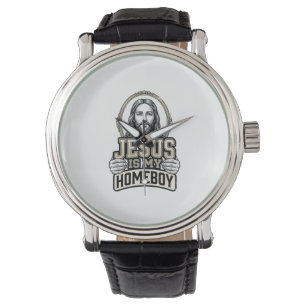 Montre Jésus vintage est mon design vectoriel gravé ami