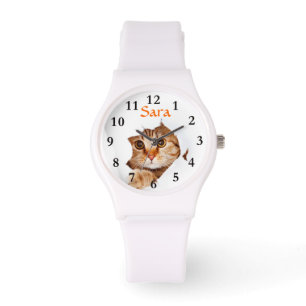 Montre Jeter un coup d'oeil le chat sur la