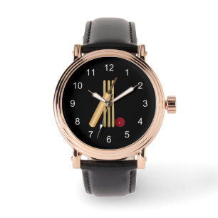 Montre Jeu de cricket, batte et balle