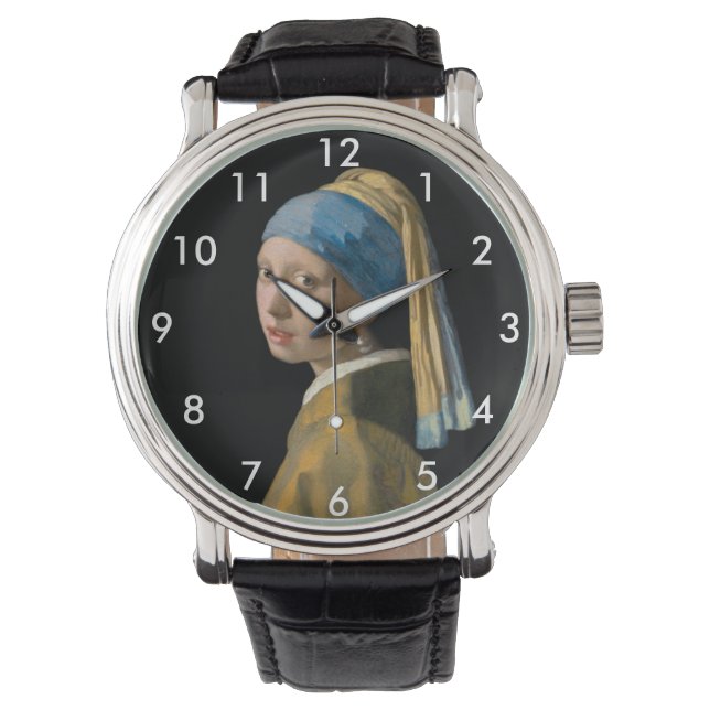 Montre Johannes Vermeer - Fille avec une oreille perle (devant)