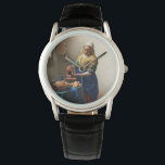 Montre Johannes Vermeer. Milkmaid. fine art vintage<br><div class="desc">Johannes Vermeer "La Milkmaid" montre.</div>