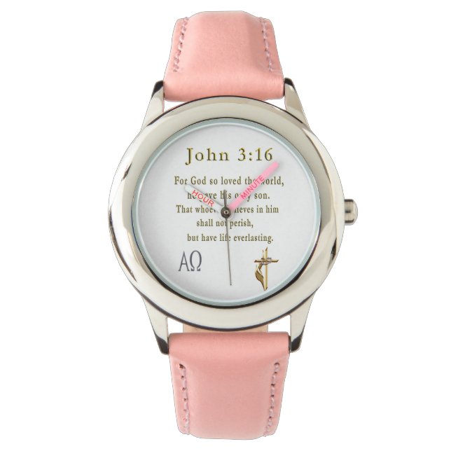 Montre John 3:16 (devant)