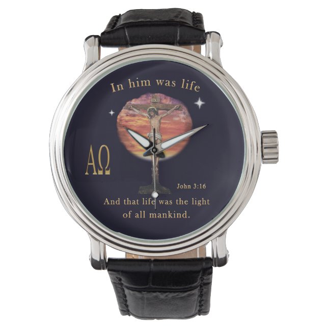Montre John 3:16 (devant)