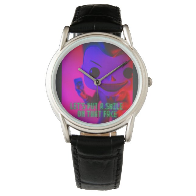 Montre Joker laisse un sourire sur ce visage (devant)