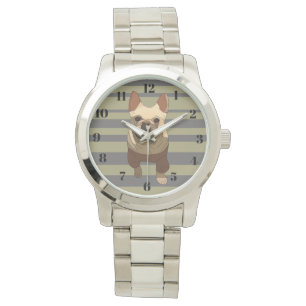 Montre Joli chien rayé