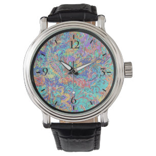 Montre Joli coloré vintage floral