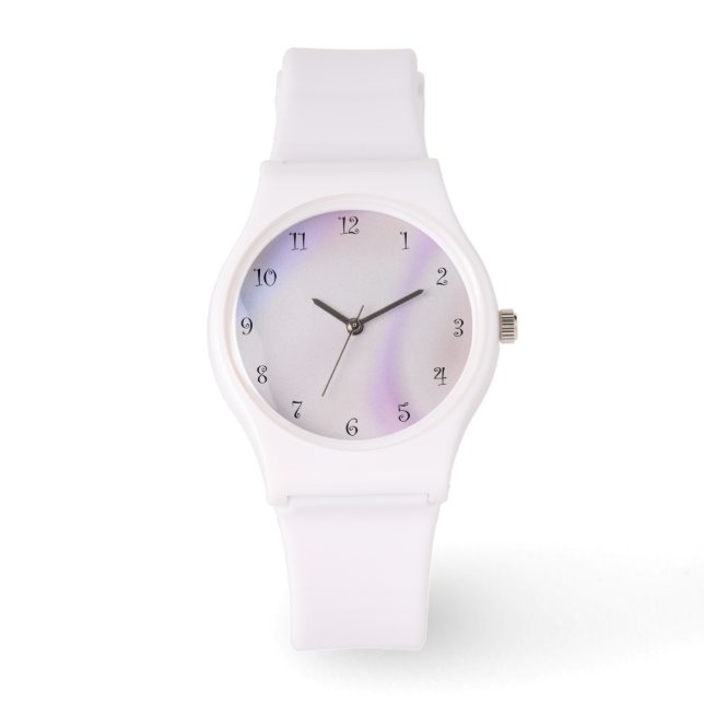 Montre Joli dégradé moderne aquarelle Rainbow backgrou (Recto)