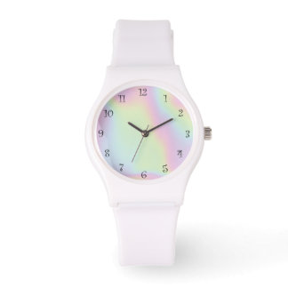 Montre Joli dégradé moderne aquarelle Rainbow backgrou