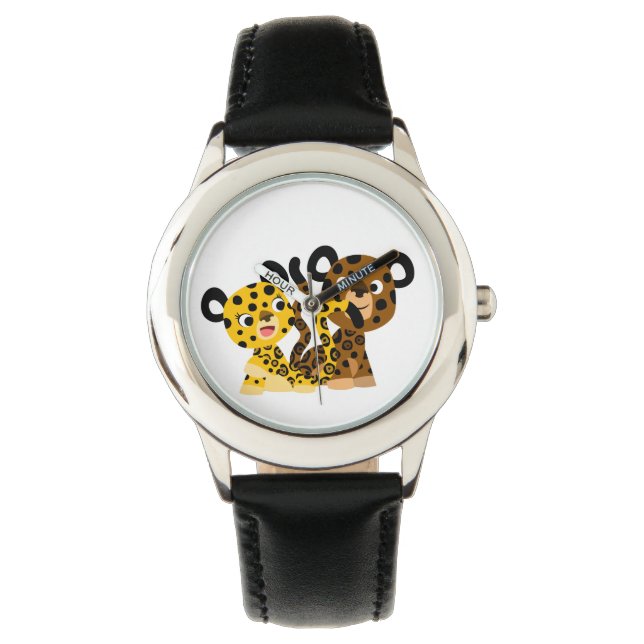 Montre Joli dessin animé Jaguars Watch (devant)