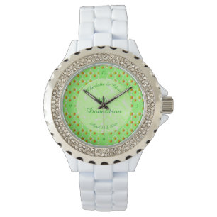 Montre Joli Printemps Mariage Pomme fleur et Pommes