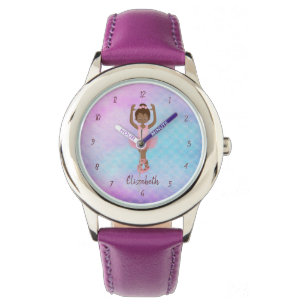 Montre Jolie Africaine Américaine Ballerina Wrist Watch