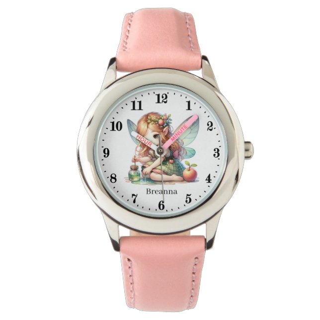 Montre Jolie fée ajouter nom filles Regarder (devant)