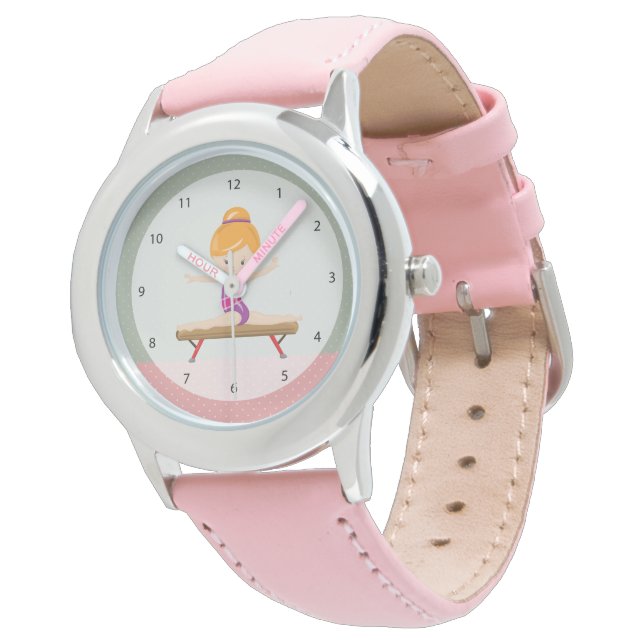 Montre Jolie fille de gymnastique (Incliné)