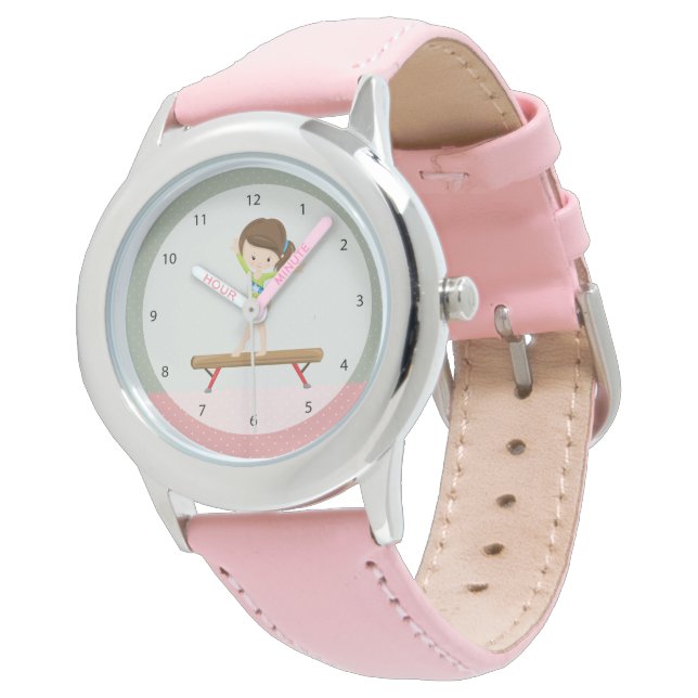 Montre Jolie fille de gymnastique (Incliné)