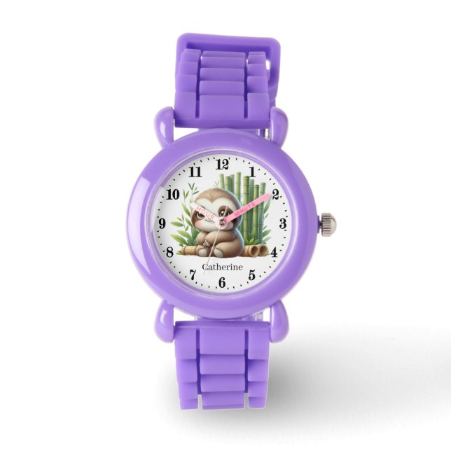Montre Jolie filles paresse ajouter nom (Recto)