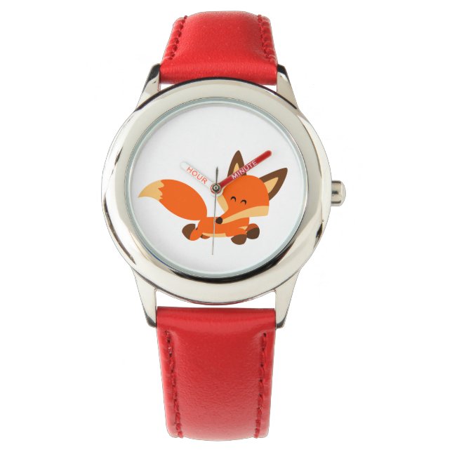 Montre Jolie flotte Cartoon Fox Watch (devant)
