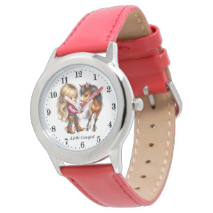 Montre Jolie petite cowgirl ajouter nom