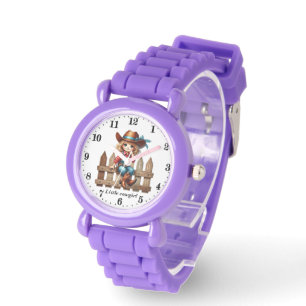 Montre Jolie petite cowgirl ajouter nom