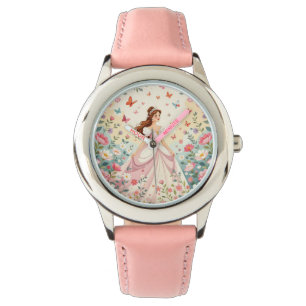 Montre Jolie princesse avec papillons